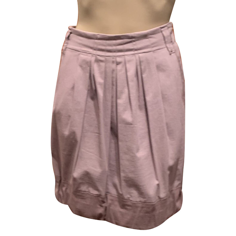 Brunello Cucinelli Jupe en Coton en Rose/pink