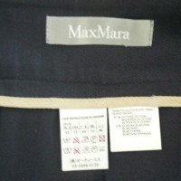 Max Mara jupe plissée en bleu
