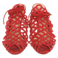 Alexandre Birman Sandals Suede in Red