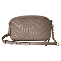 Gucci Shoulder bag Leather in Nude
