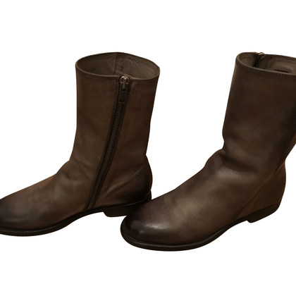 Pantanetti Stiefel aus Leder in Taupe