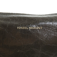 Isabel Marant Umhängetasche aus Leder in Oliv