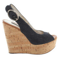 Dolce & Gabbana Wedges in denim look