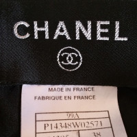 Chanel Wollkleid mit Seidenstola
