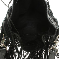Ralph Lauren Handtasche aus Leder in Schwarz