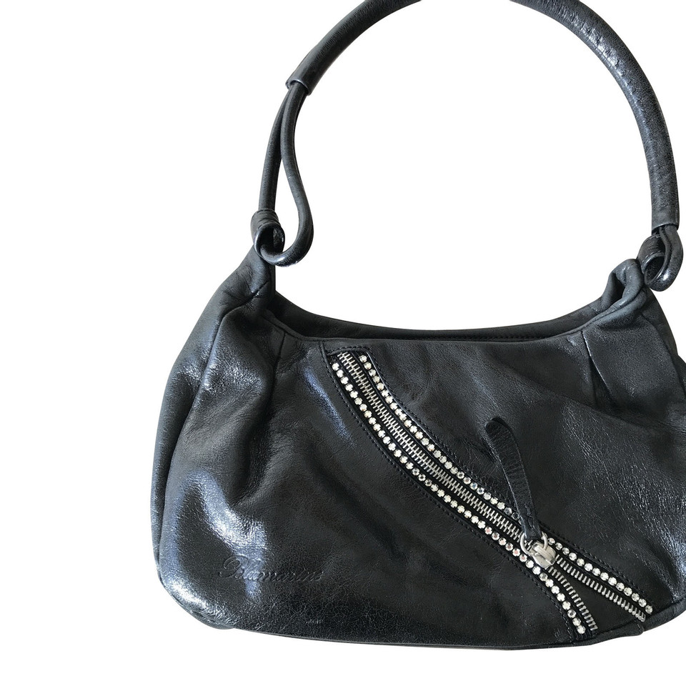 Blumarine Shoulder bag Leather in Black