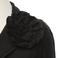 René Lezard Blazer Cotton in Black