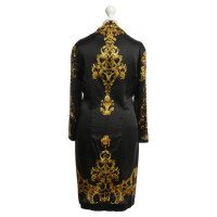 Roberto Cavalli Silk dress in bicolor
