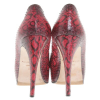 Brian Atwood pumps in pelle di rettile