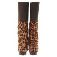 Dolce & Gabbana Stiefel mit Leopardenmuster