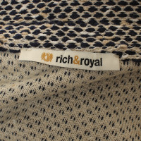 Rich & Royal Blazer mit Strukturmuster