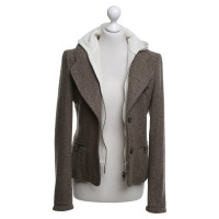 Woolrich Tweed Blazer In Brown