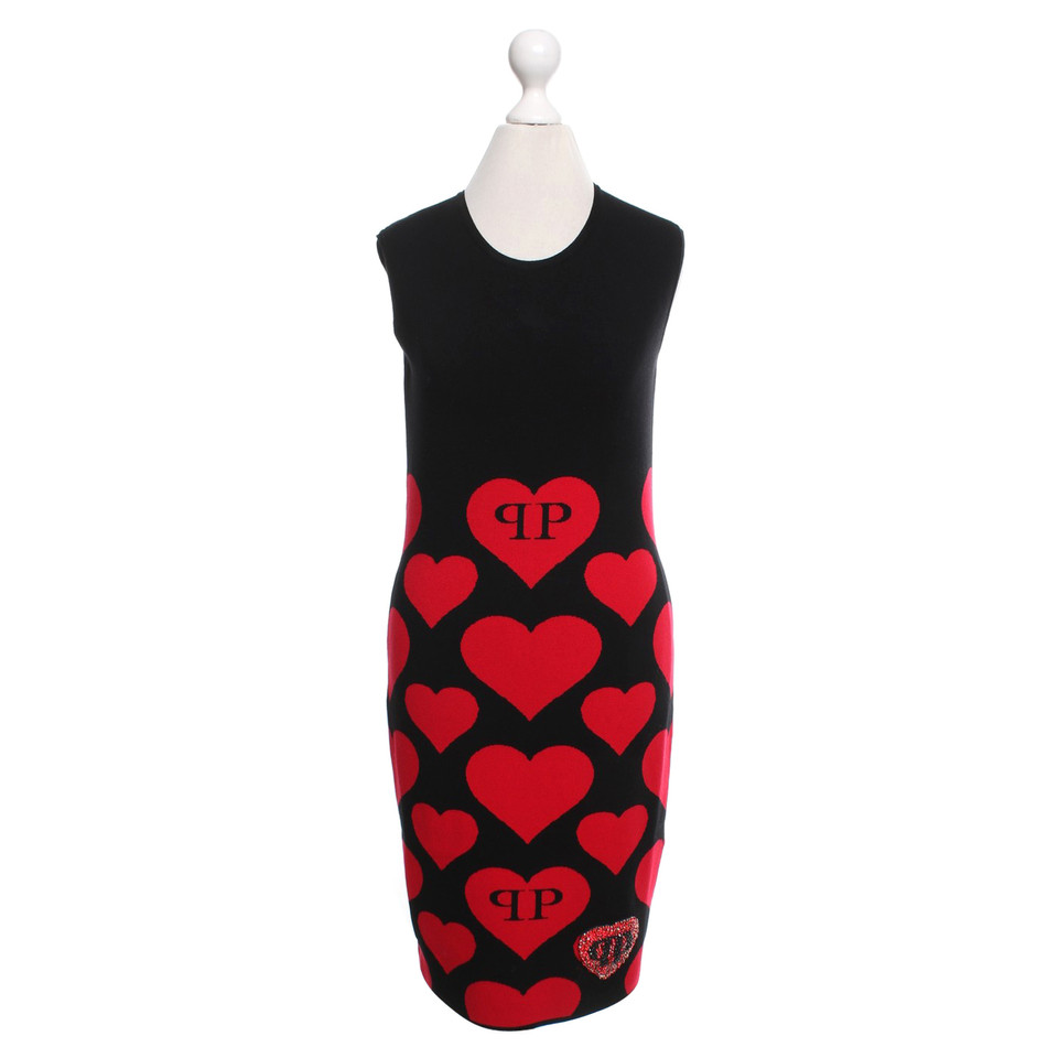 Philipp Plein Dress with heart motif