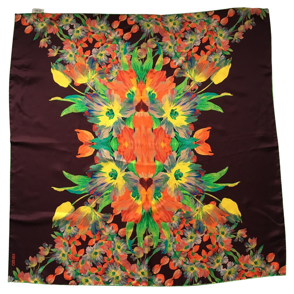 Kenzo Floral zijden sjaal