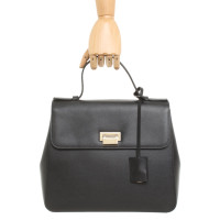 Smythson Handbag Leather in Black