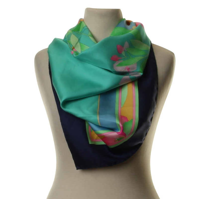 Leonard Silk scarf with floral print