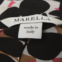 Autres marques Marella - robe de soie multicolore