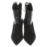 Saint Laurent Leather ankle boots in black