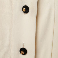 Chanel Blusa in seta con colletto in velluto