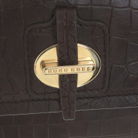 Hugo Boss Textured leather handbag