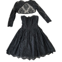 Rena Lange Kleid aus Baumwolle in Schwarz