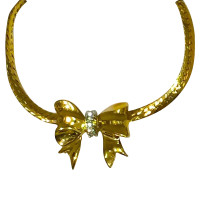Nina Ricci Bow Necklace with Crystals