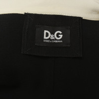 D&G Dress in black / cream