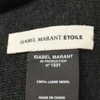 Isabel Marant Etoile Mütze in Grau/Rot/Weiß