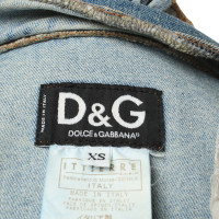 Dolce & Gabbana Jeansjacke im Used-Look
