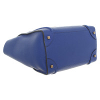 Céline Luggage Leather in Blue