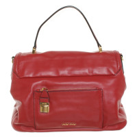 Miu Miu Handtas Leer in Rood