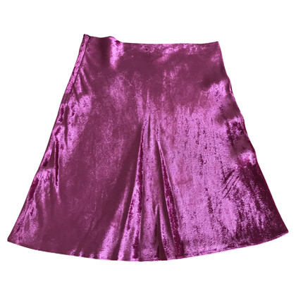 Blumarine fuchsia velvet skirt