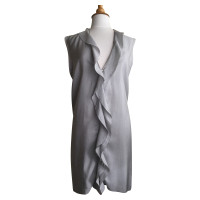 Maison Martin Margiela Silk dress in light gray