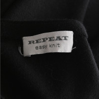 Repeat Cashmere Jurk Wol in Zwart