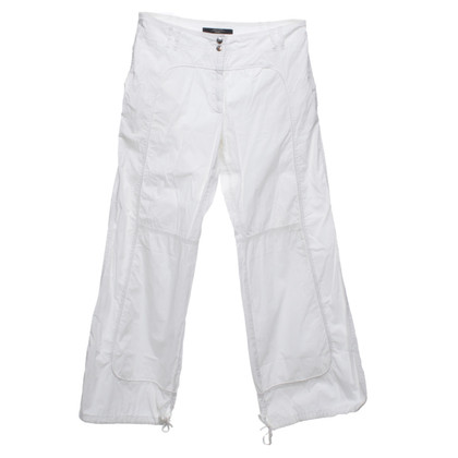 Max Mara Paire de Pantalon en Blanc