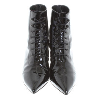 Saint Laurent Ankle boots in black patent leather