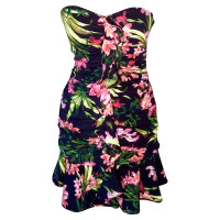 Versace Bandeau-jurk met een bloemmotief