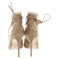 Gianvito Rossi Décolleté/Spuntate in Pelle scamosciata in Beige