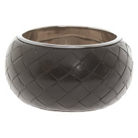 Bottega Veneta Armband Leer in Zwart