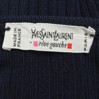 Yves Saint Laurent Langes Kleid in Dunkelblau