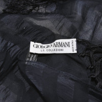 Armani Schal/Tuch aus Seide in Schwarz