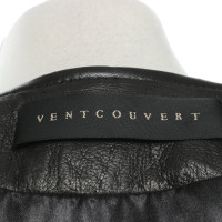 Vent Couvert Giacca/Cappotto in Pelle in Nero
