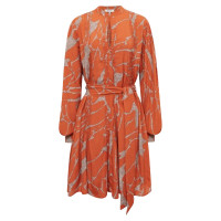 Reiss Kleid aus Viskose in Orange