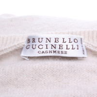 Brunello Cucinelli Kasjmier trui in beige