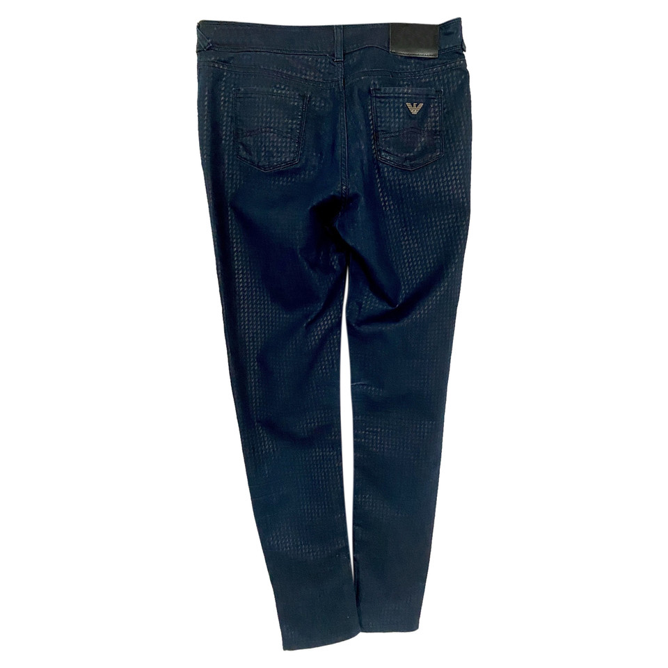 Armani Jeans Hose aus Baumwolle in Blau