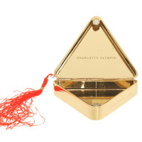 Charlotte Olympia Clutch Bag in Gold