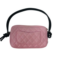 Chanel Pochette Cambon en Cuir en Rose/pink