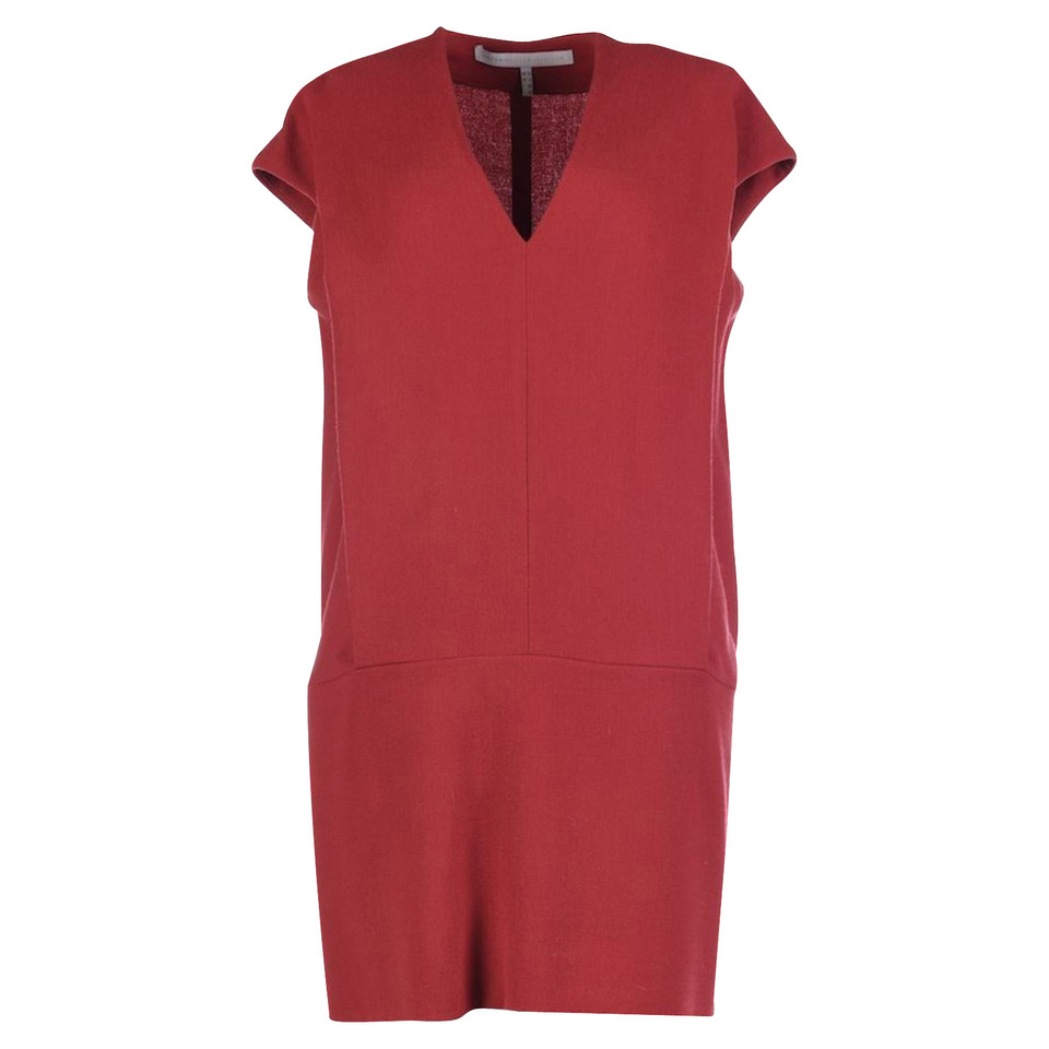 Victoria Beckham Robe en laine en rouge