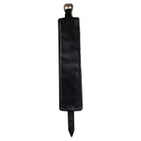 Escada Armreif/Armband aus Leder in Schwarz
