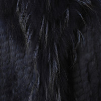 Oakwood Fur vest in dark blue